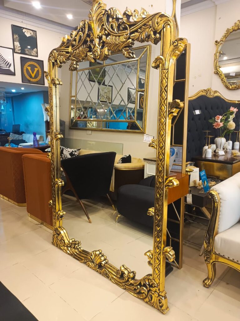 GOLDEN & SILVER LEAFING MIRROR FRAME