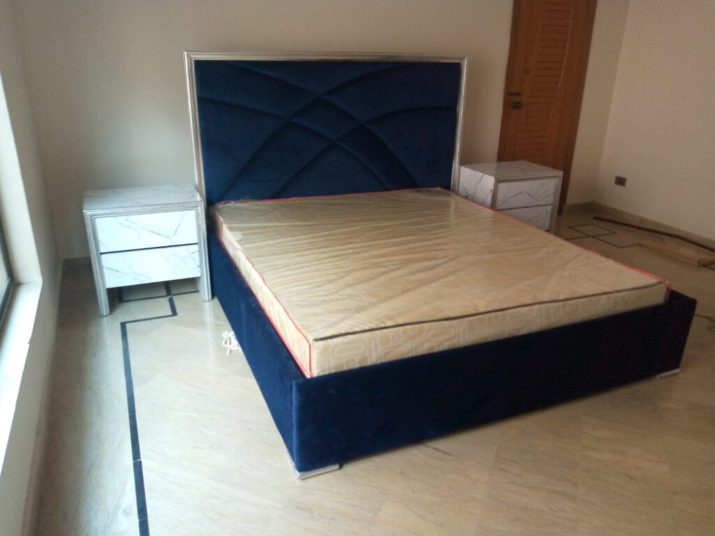 NAVY BLUE BED SET