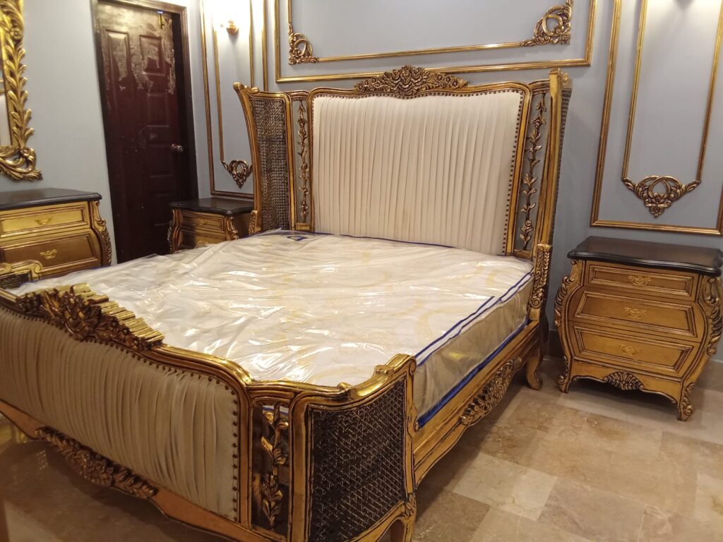 THE ROYAL VICTORIAN GOLD BEDROOM SET