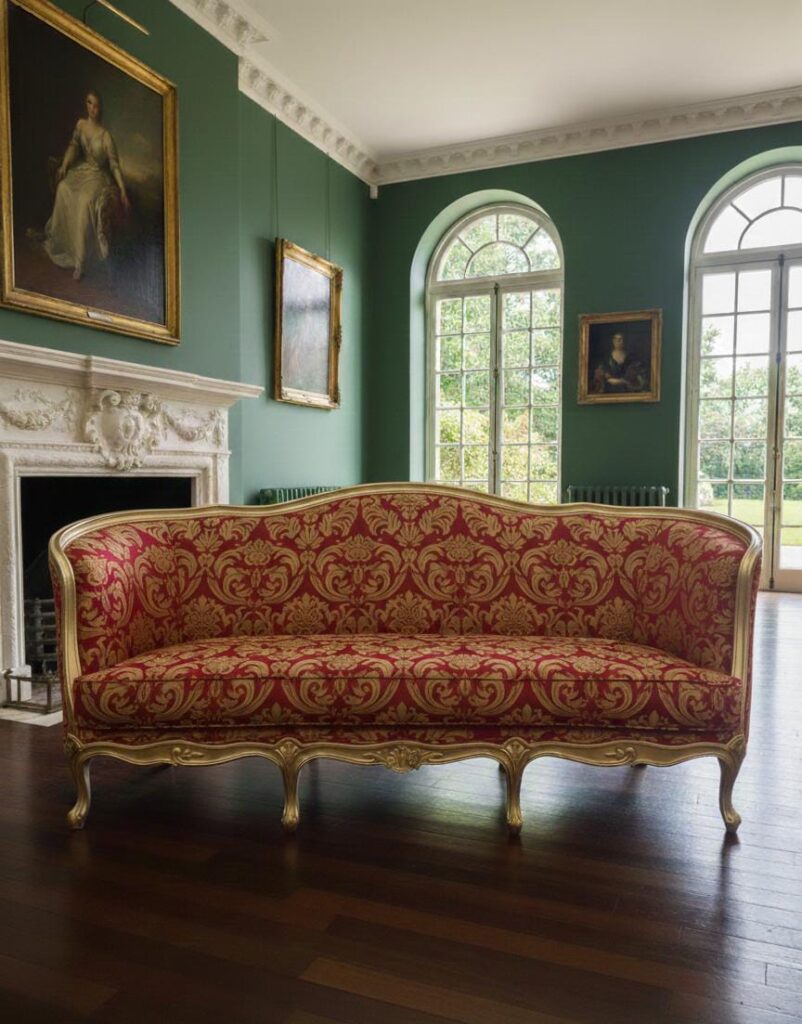 THE GENEVIEVE GLIDED SERPENTINE SOFA