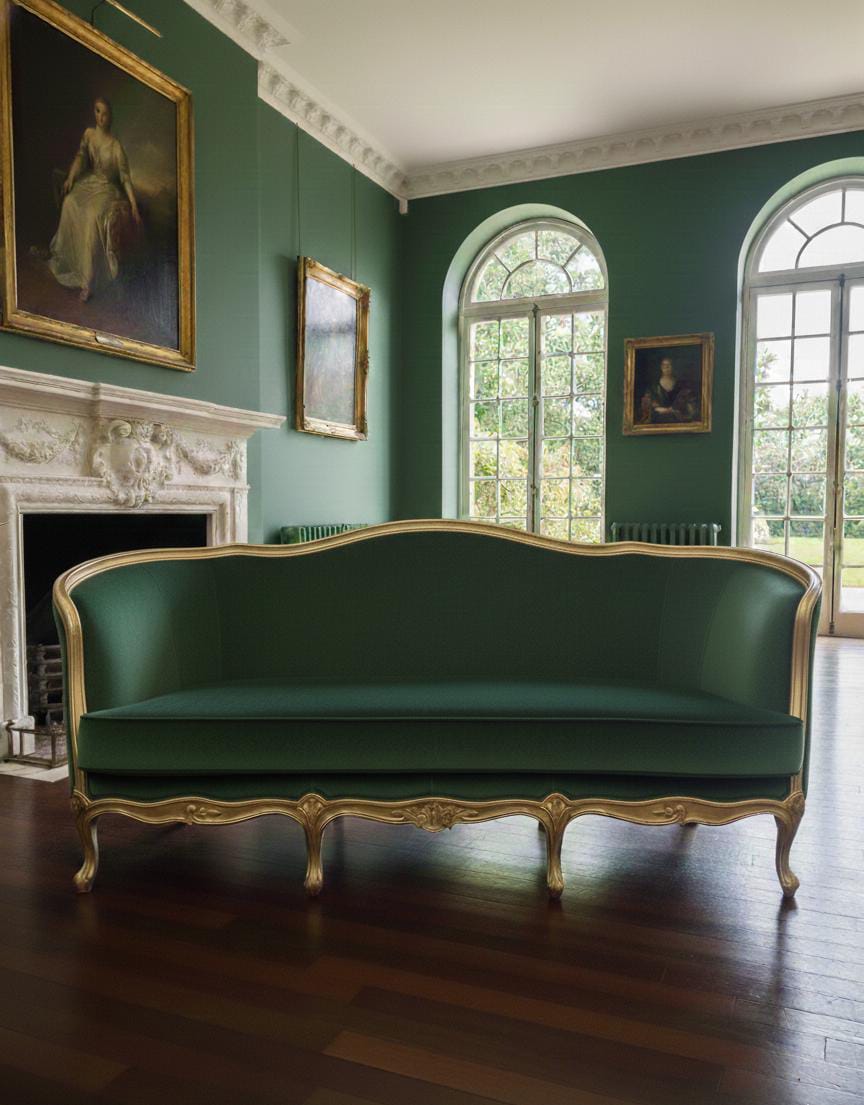 THE GENEVIEVE GLIDED SERPENTINE SOFA - Image 3
