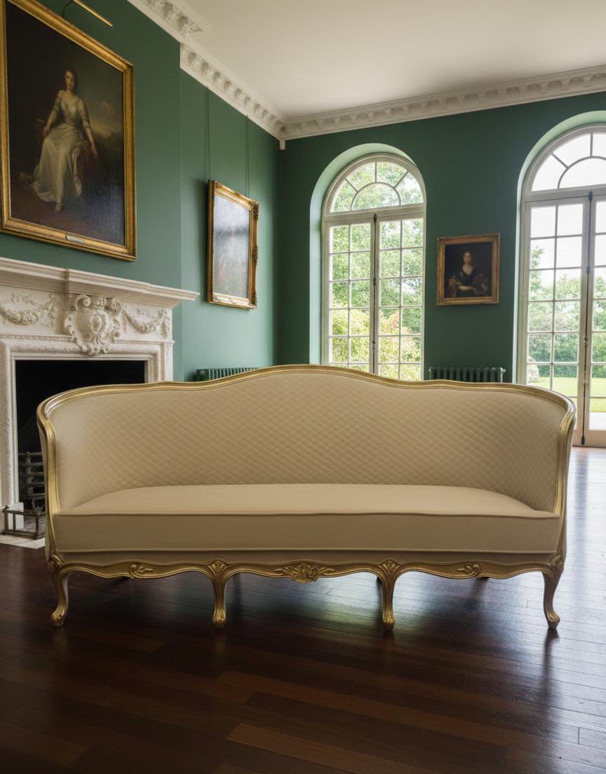 THE GENEVIEVE GLIDED SERPENTINE SOFA - Image 2
