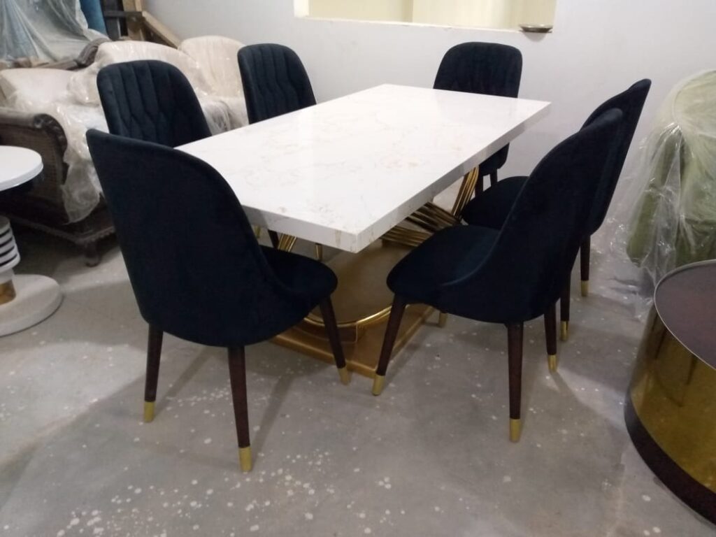 OPULENCE DINING TABLE WITH 6 CHAIRS