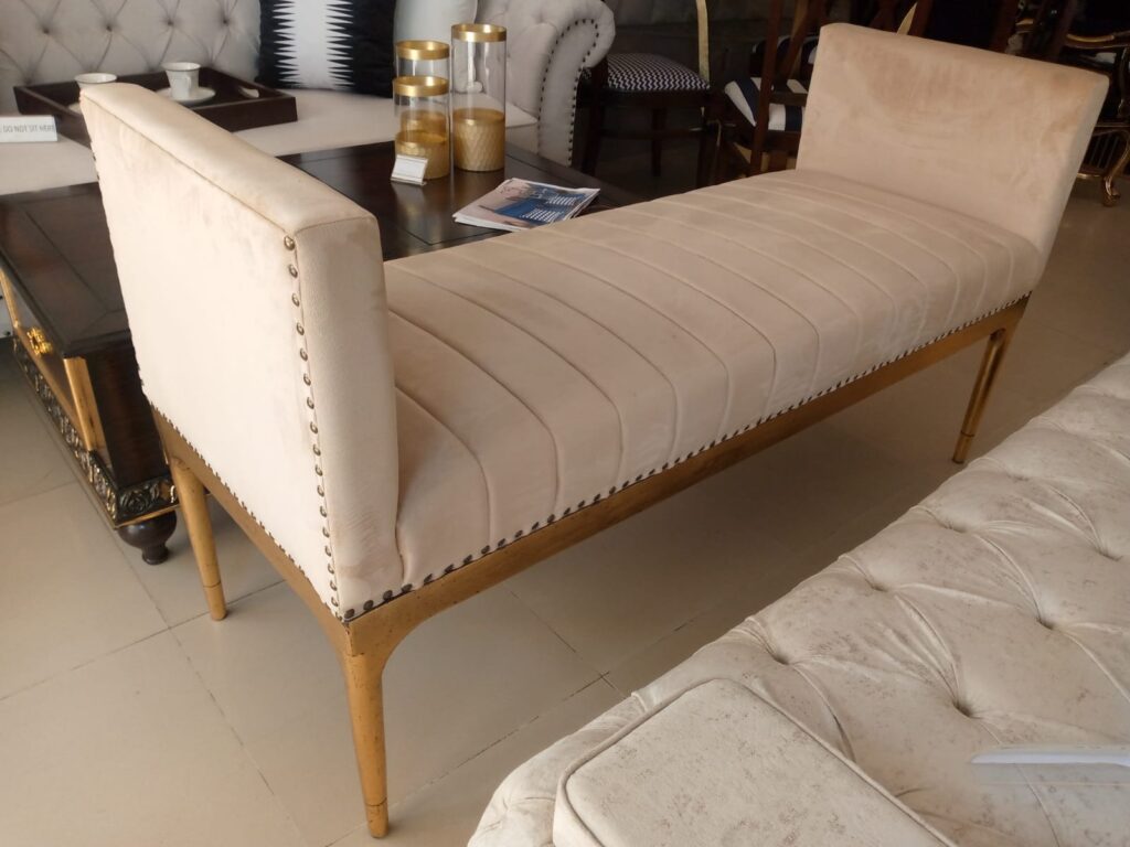 WOODEN BASE NECKROLL BENCH