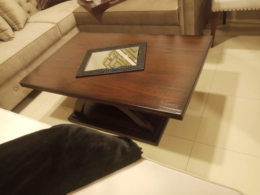 WOODEN CENTER TABLE