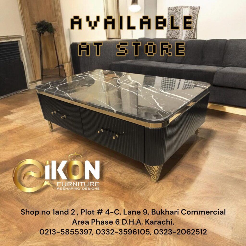 CNC MARBLE TOP CENTER TABLE