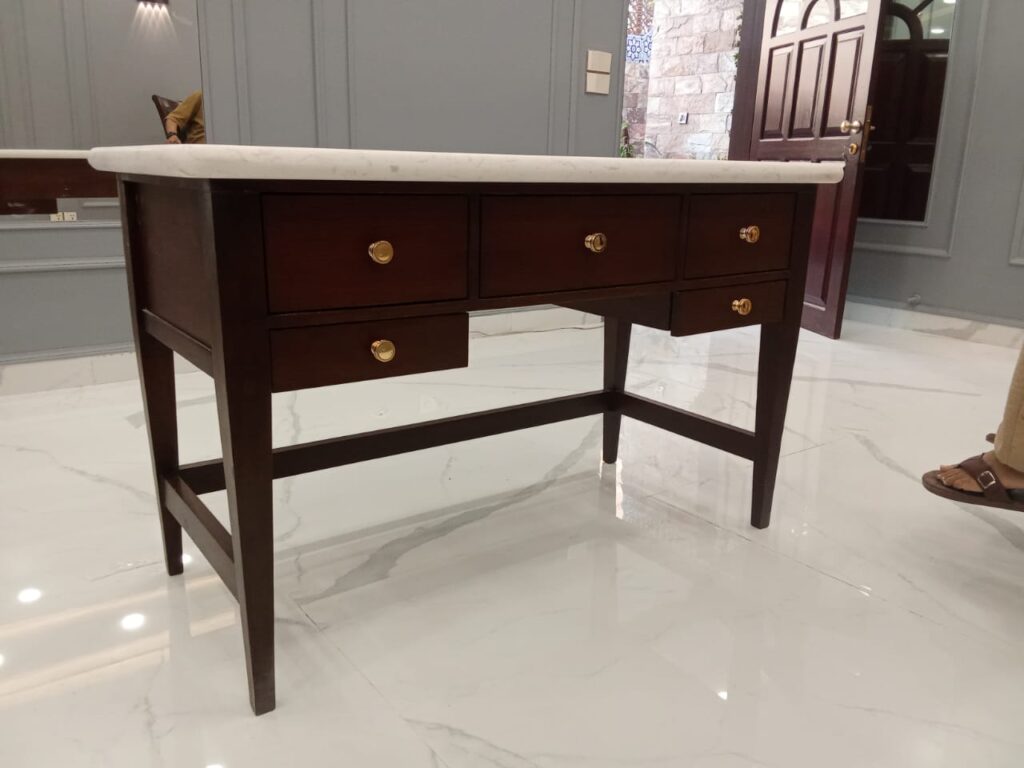 MARBLE TOP STUDY DESK