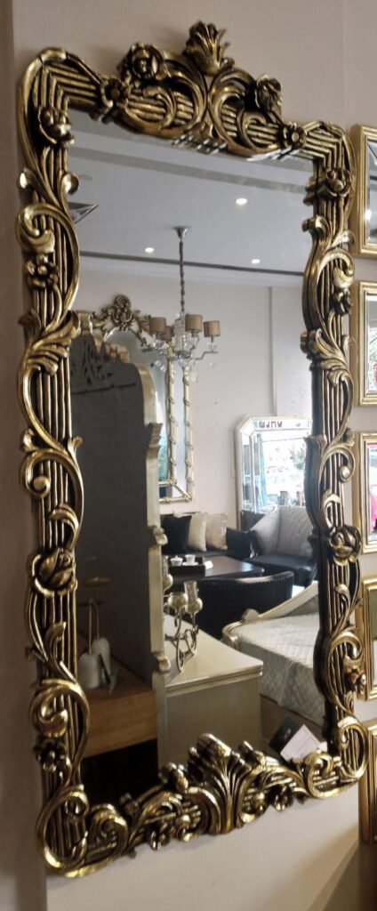 ANTIC GOLD MIRROR FRAME