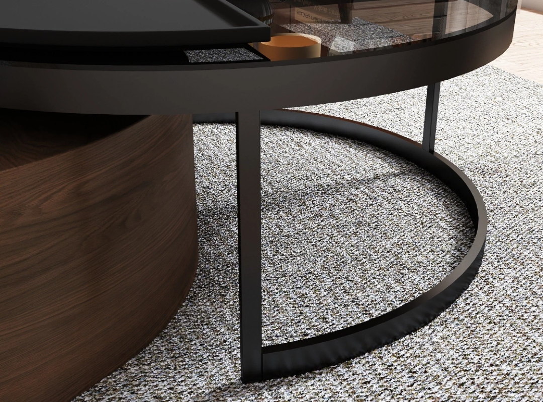 LUNA NESTING COFFEE TABEL SET - Image 5