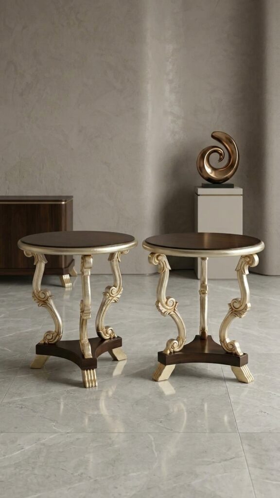 CARVED END TABEL