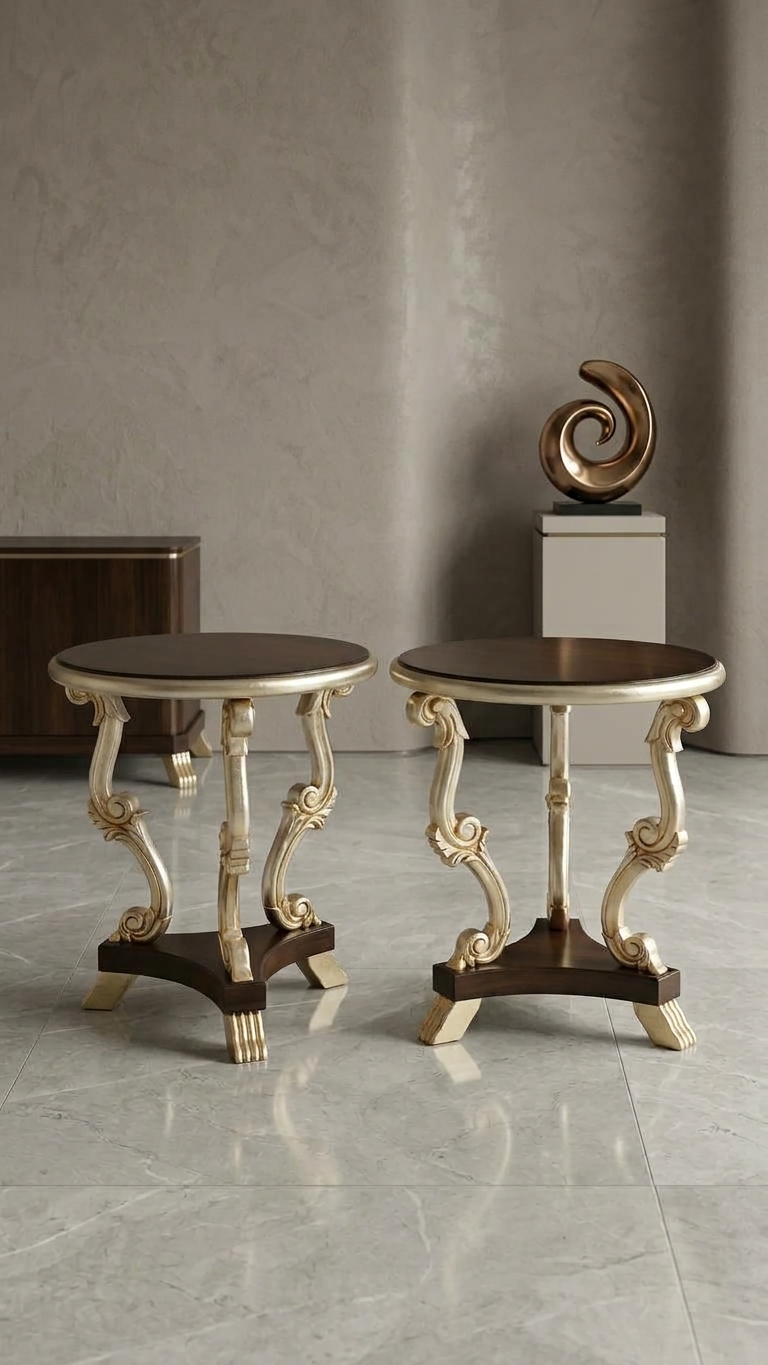 CARVED END TABEL